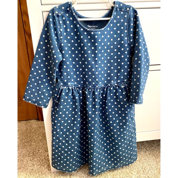 Gap Kids Polka Dot Dress with Pockets - Picture 1 of 9